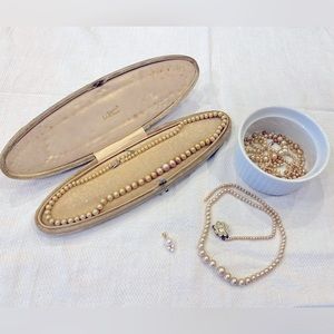 Vintage Pearl Lot 14K Pendant